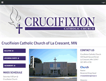Tablet Screenshot of crucifixionschool.org